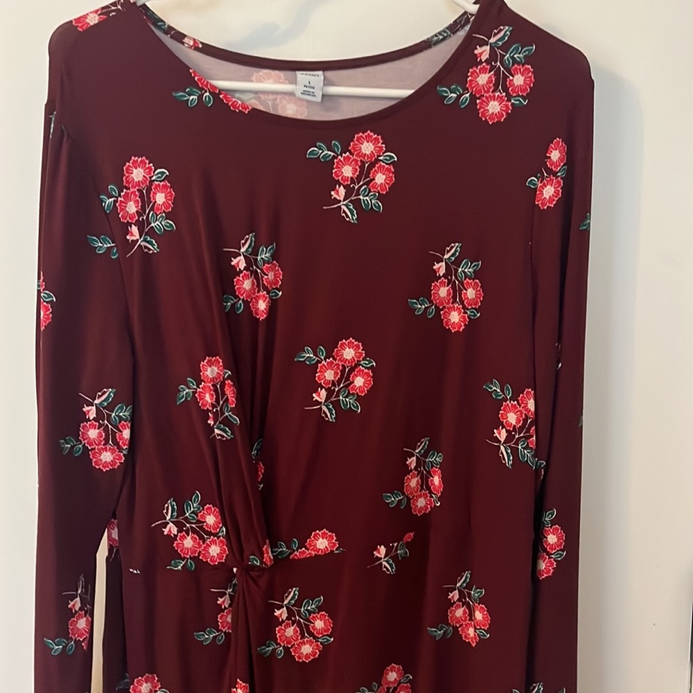 Floral Twist Front dress - Picture 4 of 5